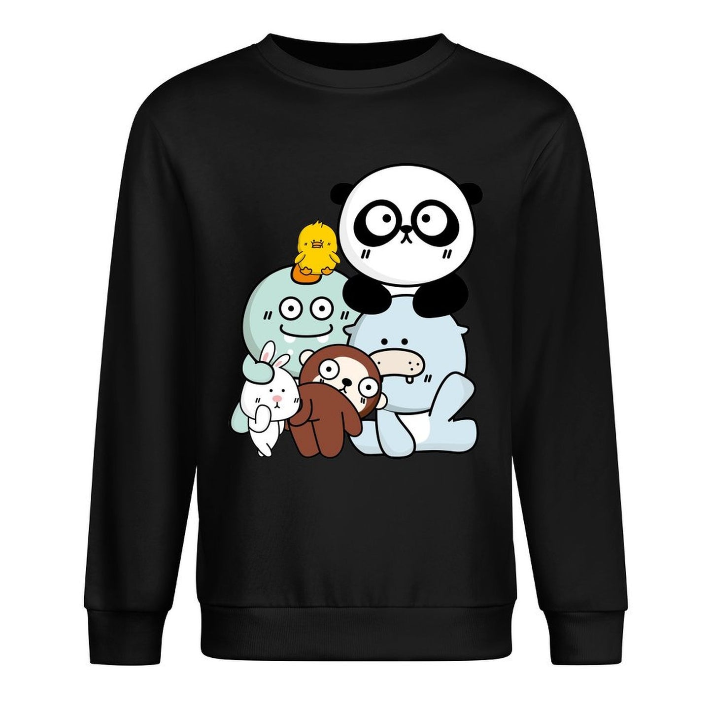 Front Patterned Long Sleeve TopRegular EverydaySeries