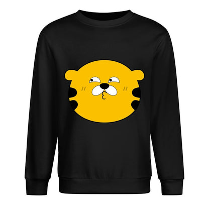 Front Patterned Long Sleeve TopStandard Clean Edges