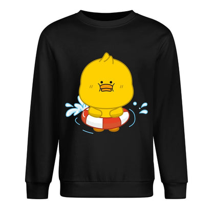 Front Patterned Long Sleeve TopEdition Tear-Resistant