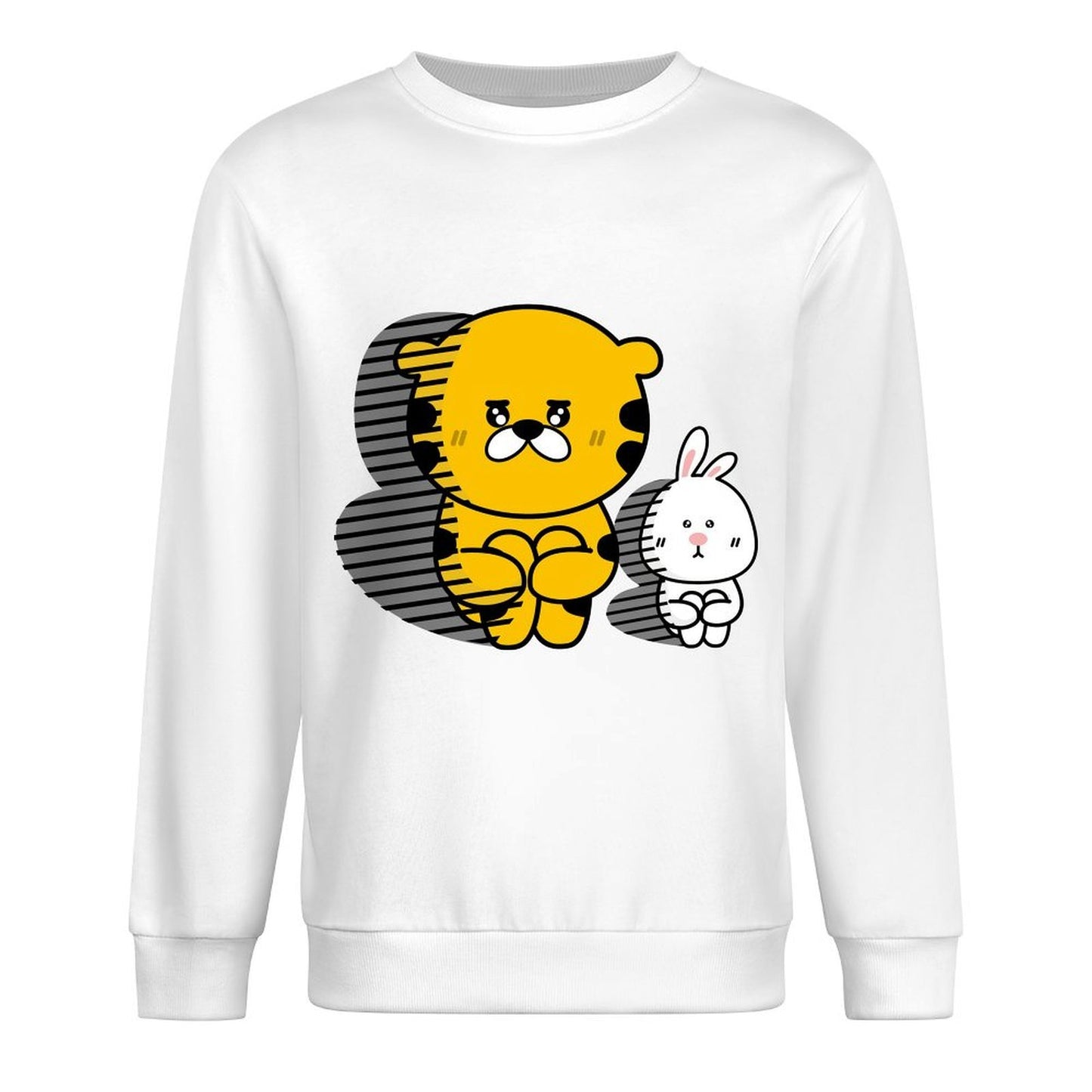 Front Patterned Long Sleeve TopActiveWear PureStyle