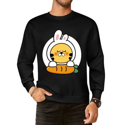 Front Patterned Long Sleeve TopPlain YearRound