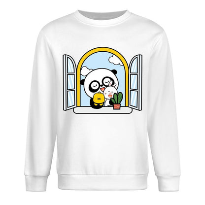 Front Patterned Long Sleeve TopBatch-Printed ActiveWear