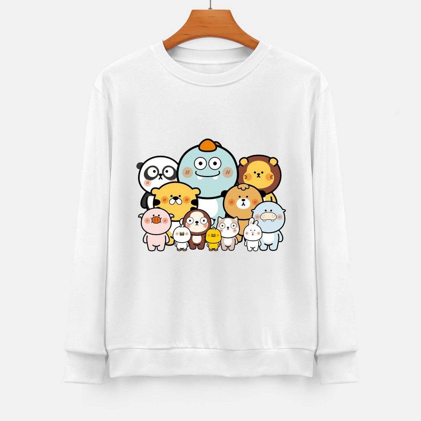 Front Patterned Long Sleeve TopEverydayTee Solid