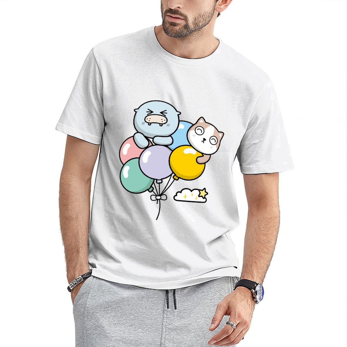 Oversized Relaxed Fit Front Graphic T-shirt