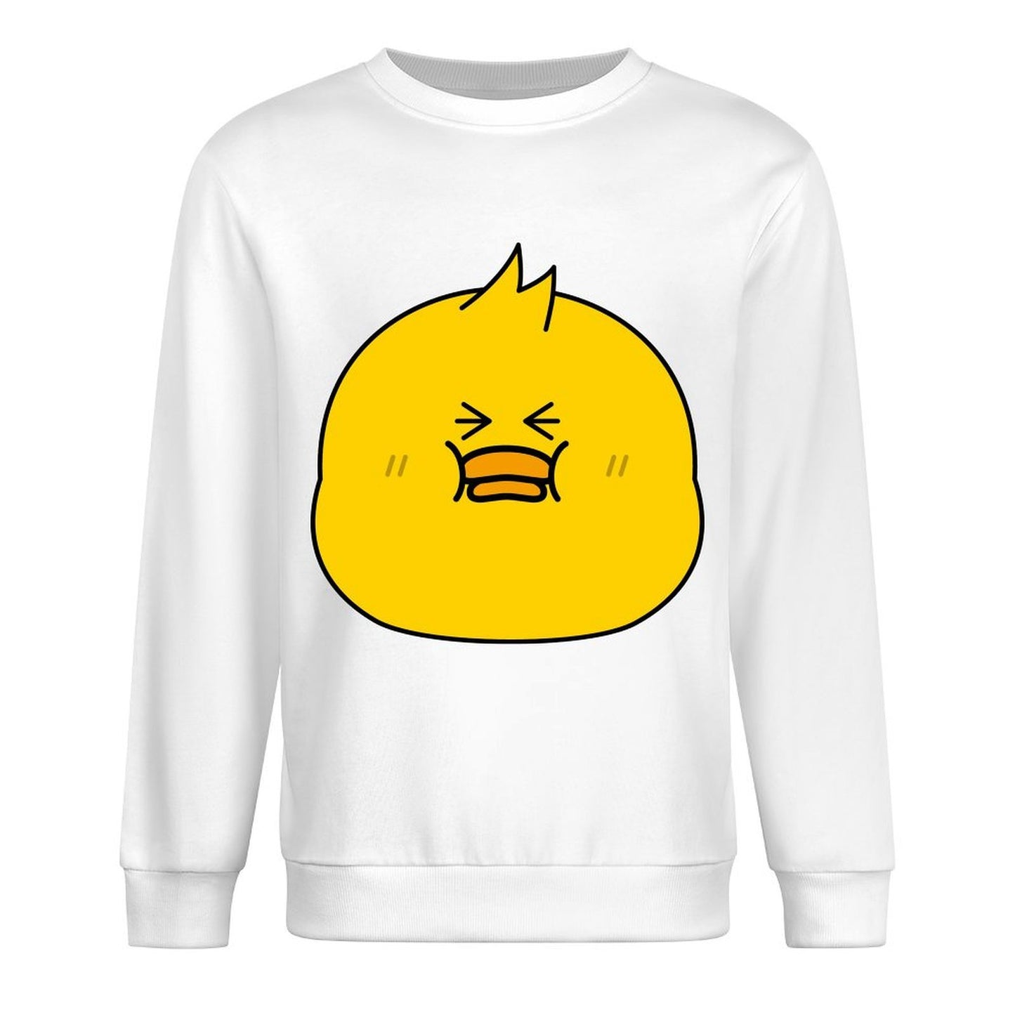 Front Patterned Long Sleeve TopRetro Urban