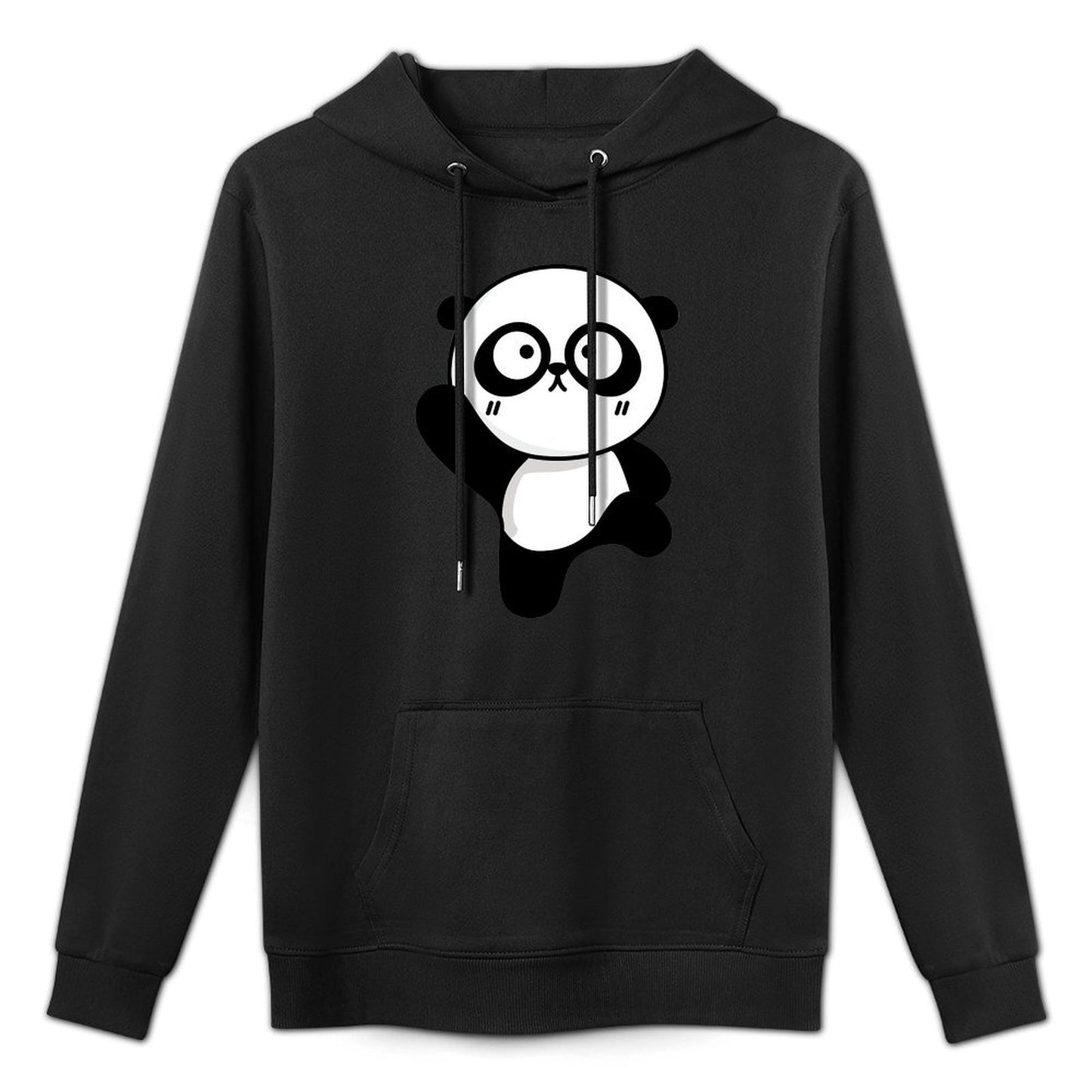 Soft-Touch Urban Front Graphic Hoodies