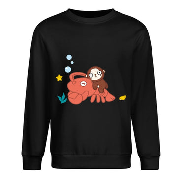 Front Patterned Long Sleeve TopEasy-Care Sharp