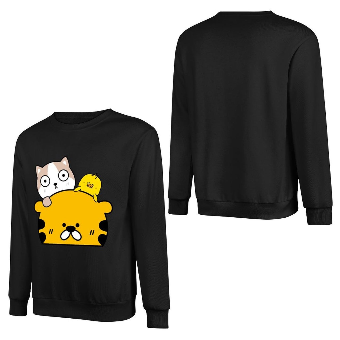 Front Patterned Long Sleeve TopActive EverydayComfort