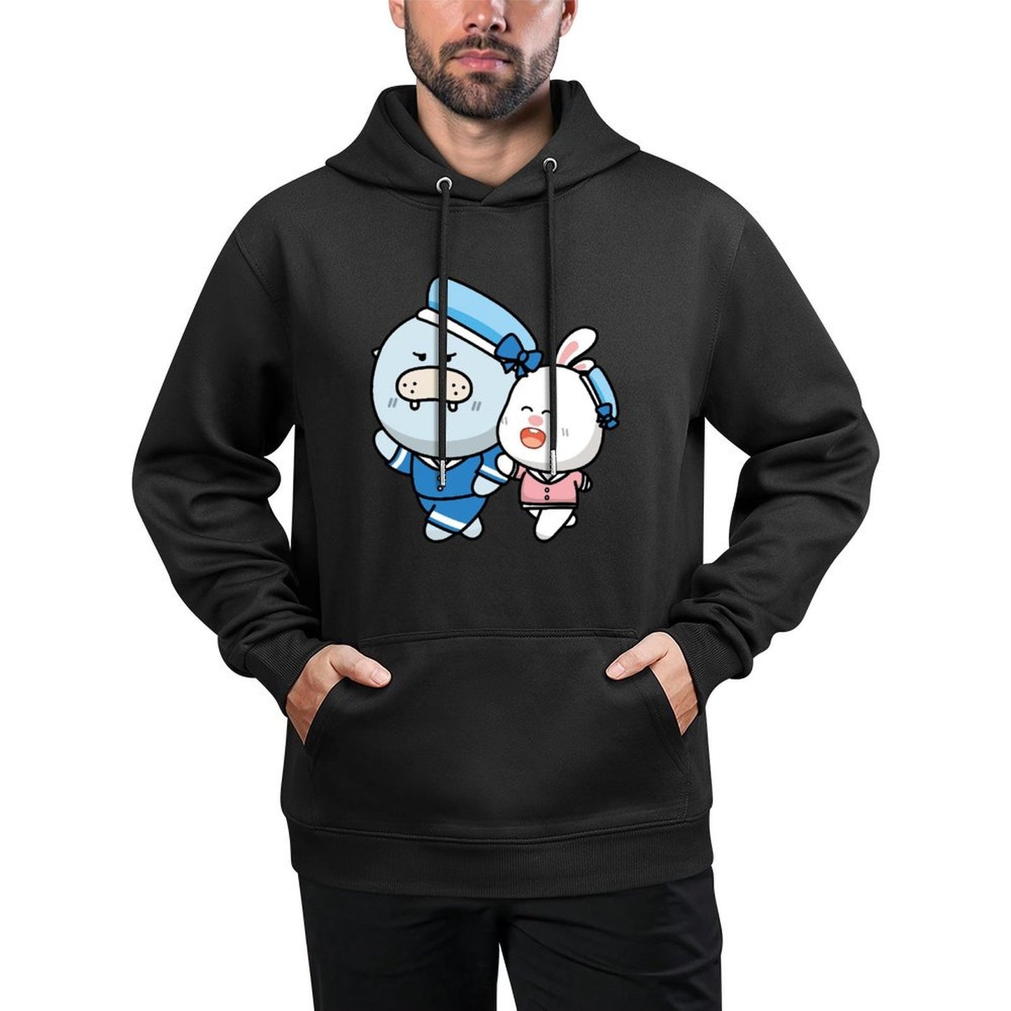 Performance Pocket Tee Front Graphic Hoodies