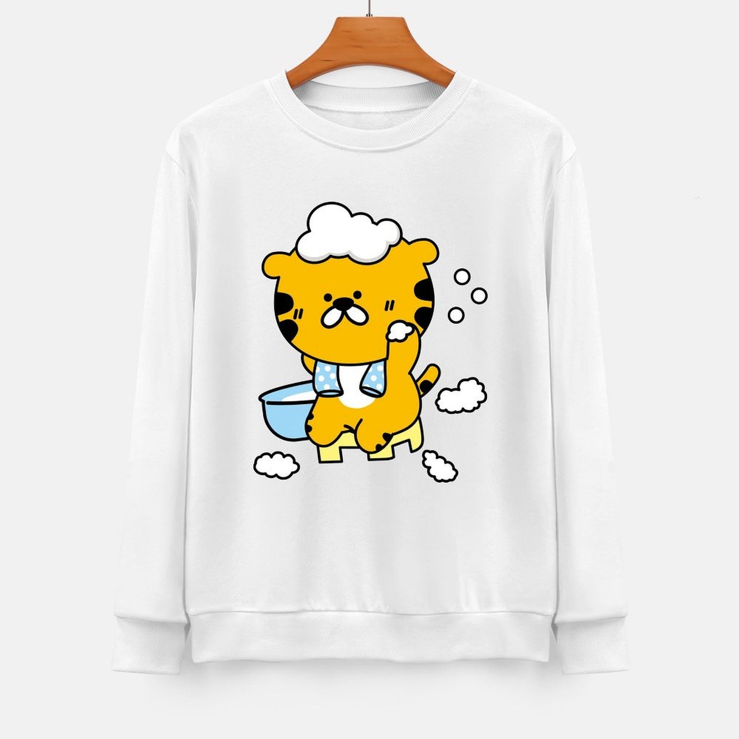 Front Patterned Long Sleeve TopSoftLine Classic Fit