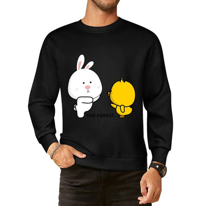 Front Patterned Long Sleeve TopCasual Wrinkle-Free