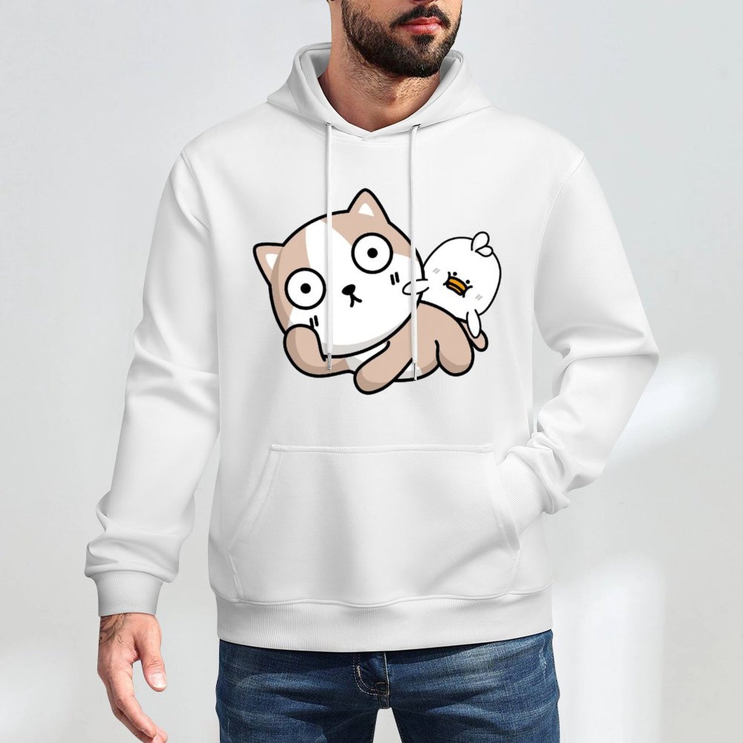 EverydayComfort Crisp Print Front Graphic Hoodies