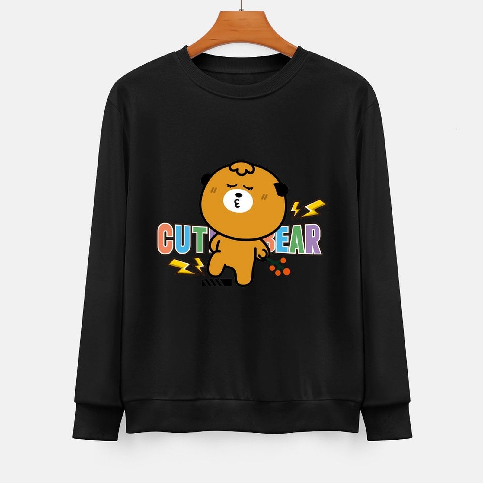  Front Patterned Long Sleeve TopStreetStyle Weekend