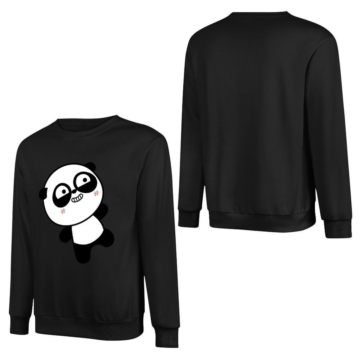 Front Patterned Long Sleeve TopRetro Essential