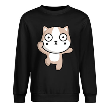 Front Patterned Long Sleeve TopPure SimpleFit