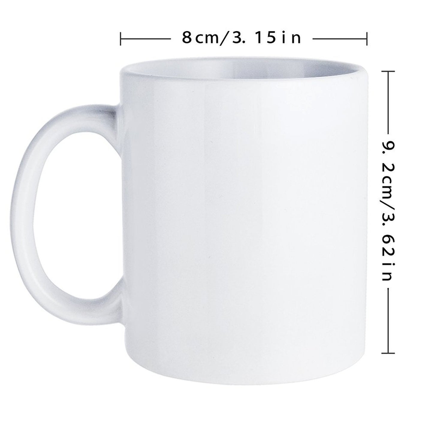 White Mug  Style One Size