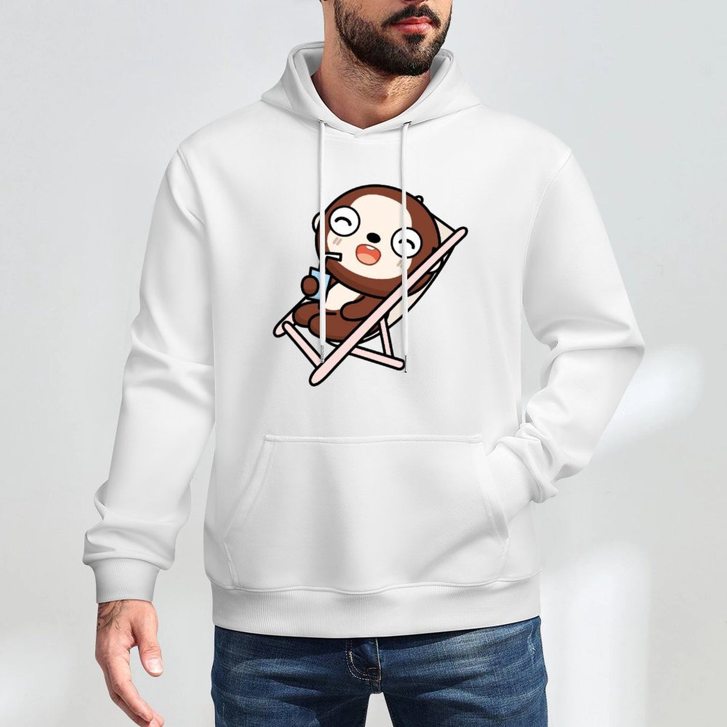 Shrink-Resistant Clean Edges Front Graphic Hoodies