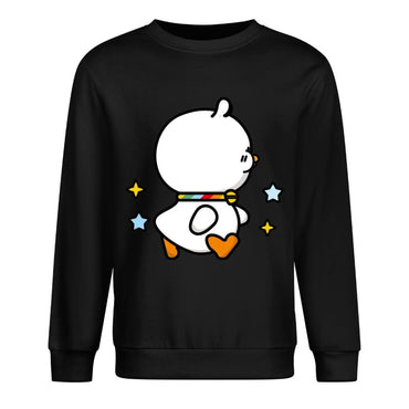 Front Patterned Long Sleeve TopCrisp Print Printed