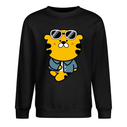 Front Patterned Long Sleeve TopComfort Outdoor