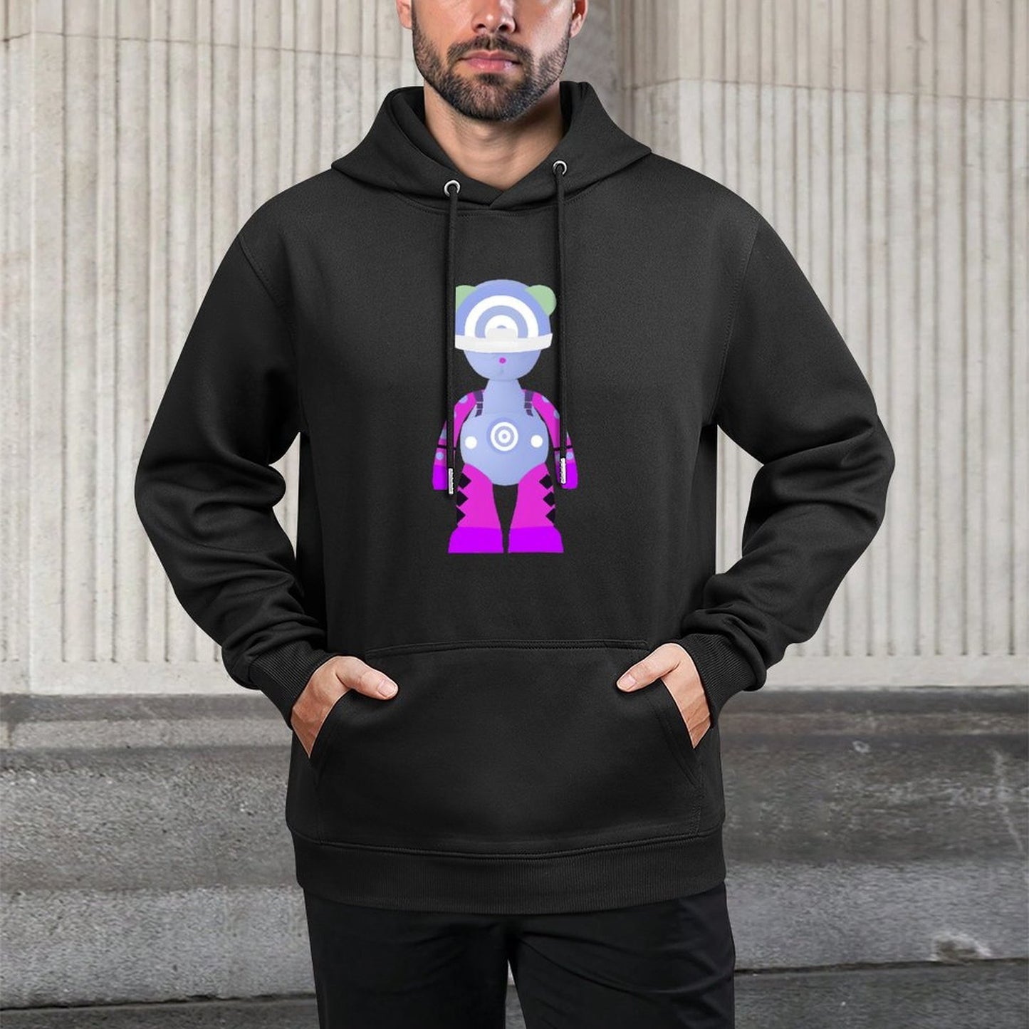 Hoodie Front PatternRetro Outdoor