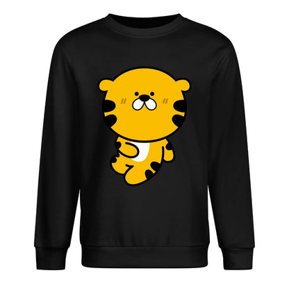 Front Patterned Long Sleeve TopRetro Sleek