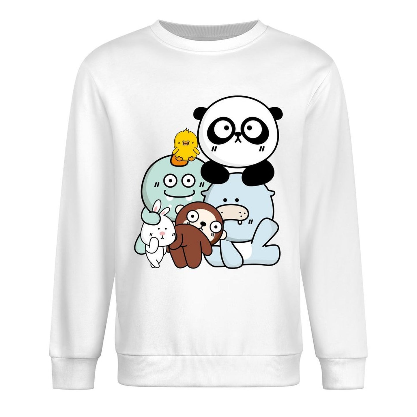 Front Patterned Long Sleeve TopRegular EverydaySeries