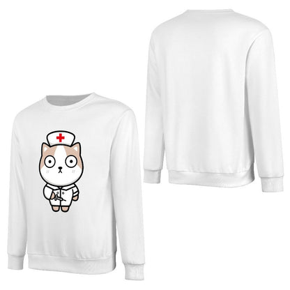 Front Patterned Long Sleeve TopRelaxFit Heritage