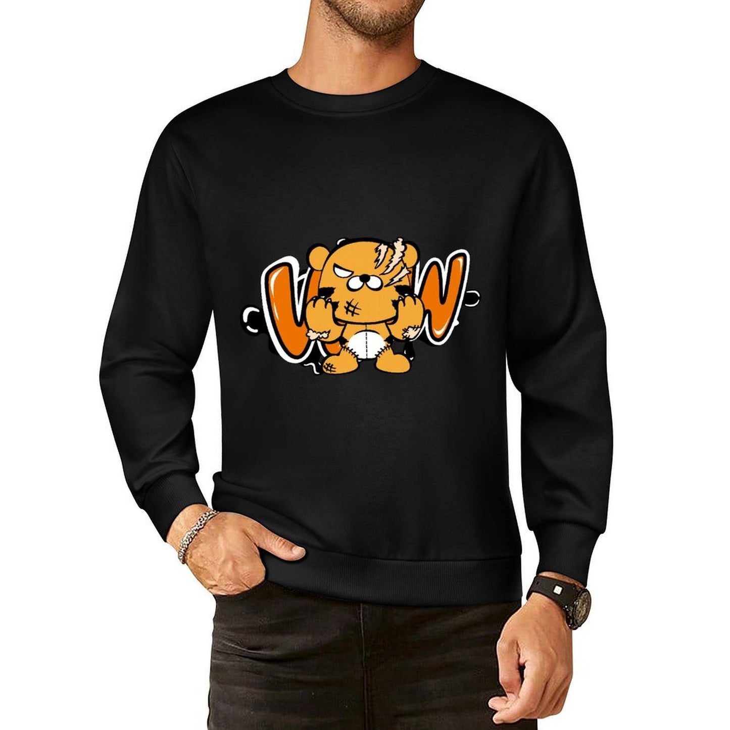 Front Patterned Long Sleeve TopSport PremiumSeries