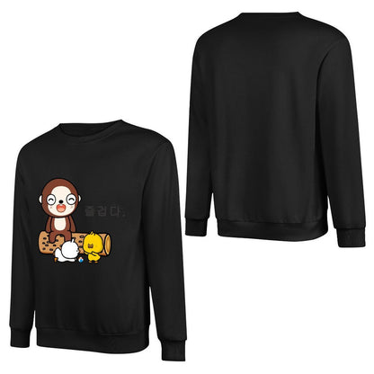 IPBR 250g Crew Neck Long Sleeve Sweatshirt Front GraphicCrew Neck Long Sleeve Sweatshirt4001551