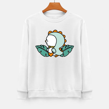 Front Patterned Long Sleeve Top100% Cotton Fitted