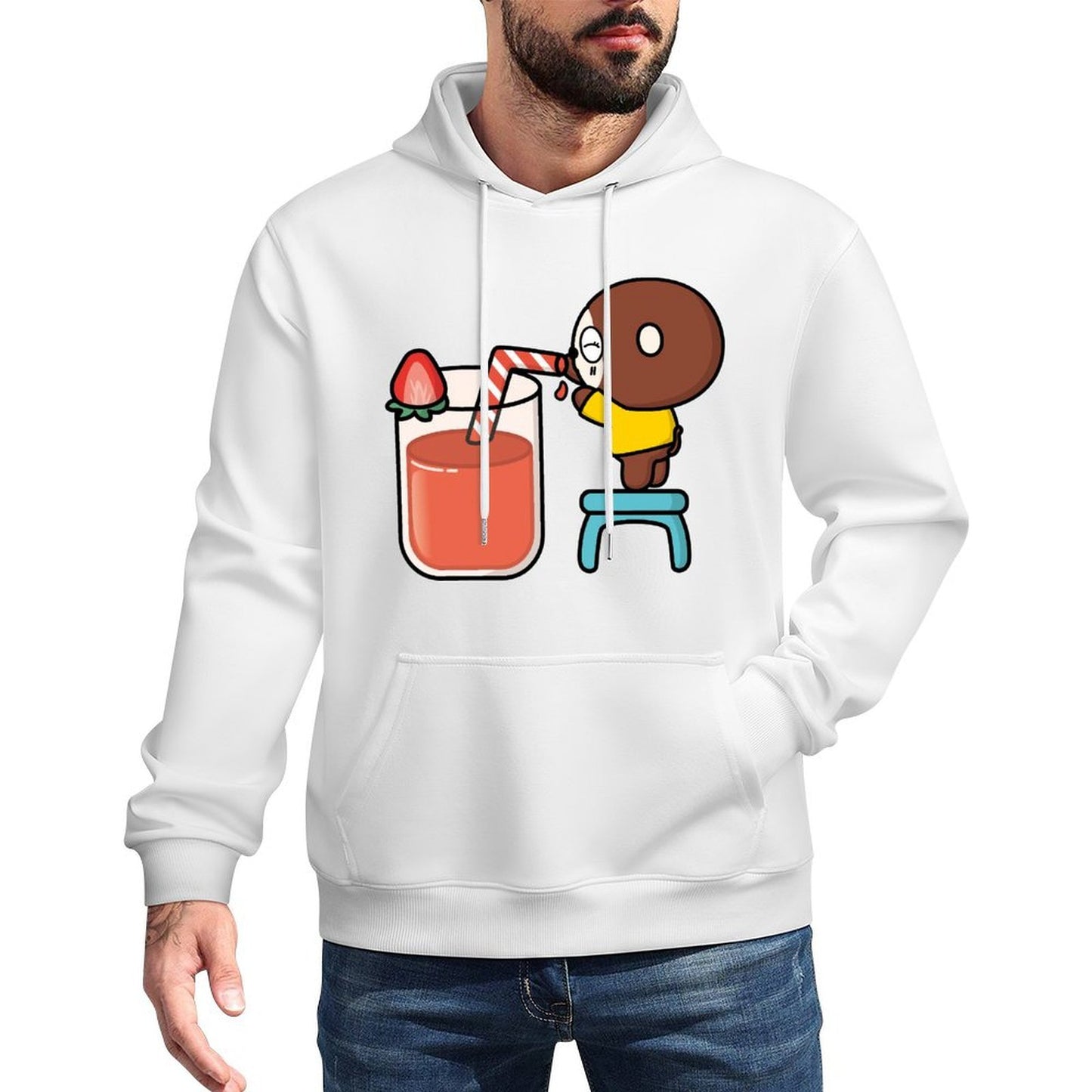 IPBR 250g Hooded Pocket Sweatshirt Front GraphicMen's Hooded  Sweatshirt4000851