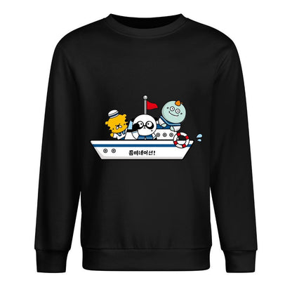 Front Patterned Long Sleeve TopClassic Strong