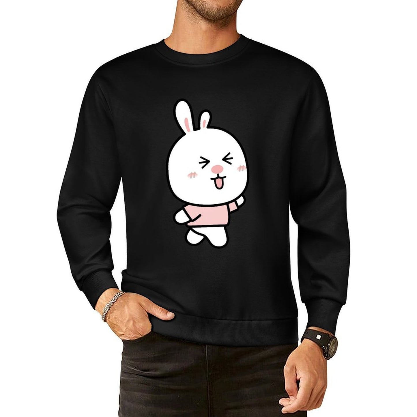 Front Patterned Long Sleeve TopLightweight Outdoor