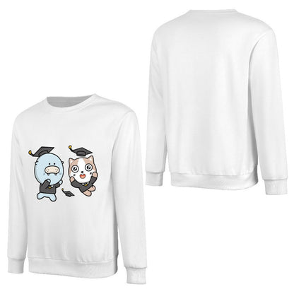 Front Patterned Long Sleeve TopRegular Minimal