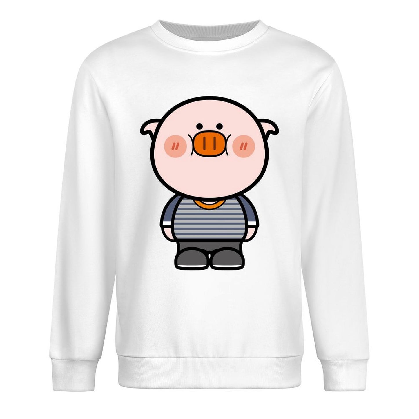 Front Patterned Long Sleeve TopTimeless Retro