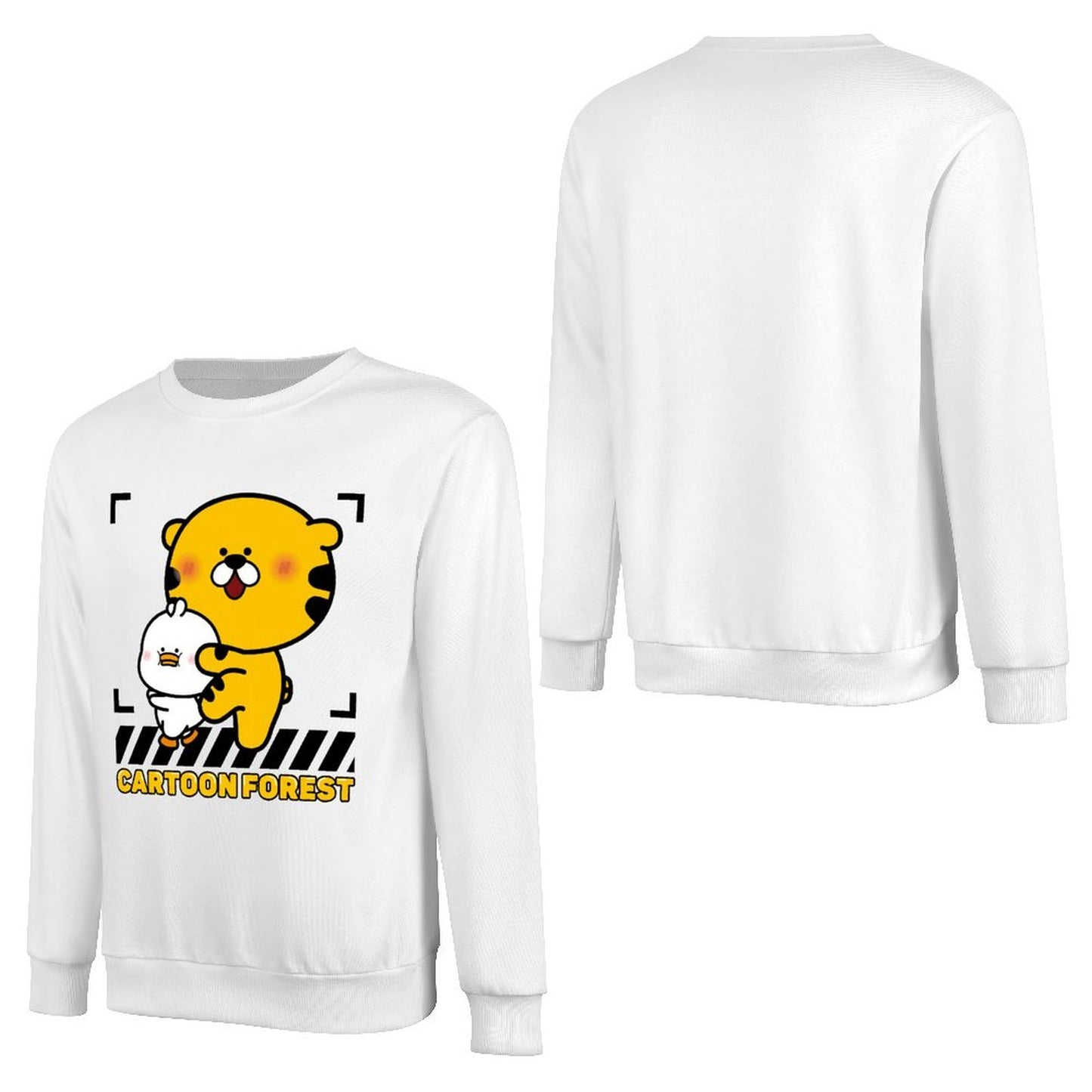 Front Patterned Long Sleeve TopNeat Colorfast