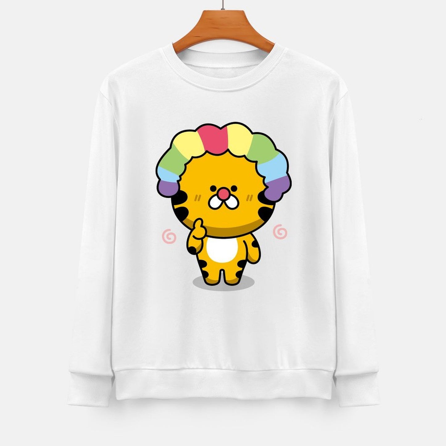 Front Patterned Long Sleeve TopRetro TrueStyle