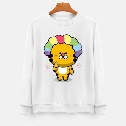 Front Patterned Long Sleeve TopRetro TrueStyle