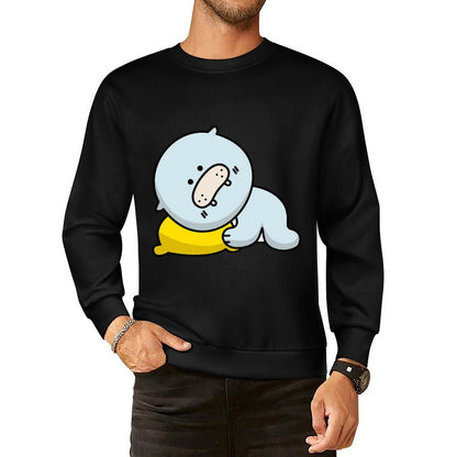 Front Patterned Long Sleeve TopWeekend Smooth Feel