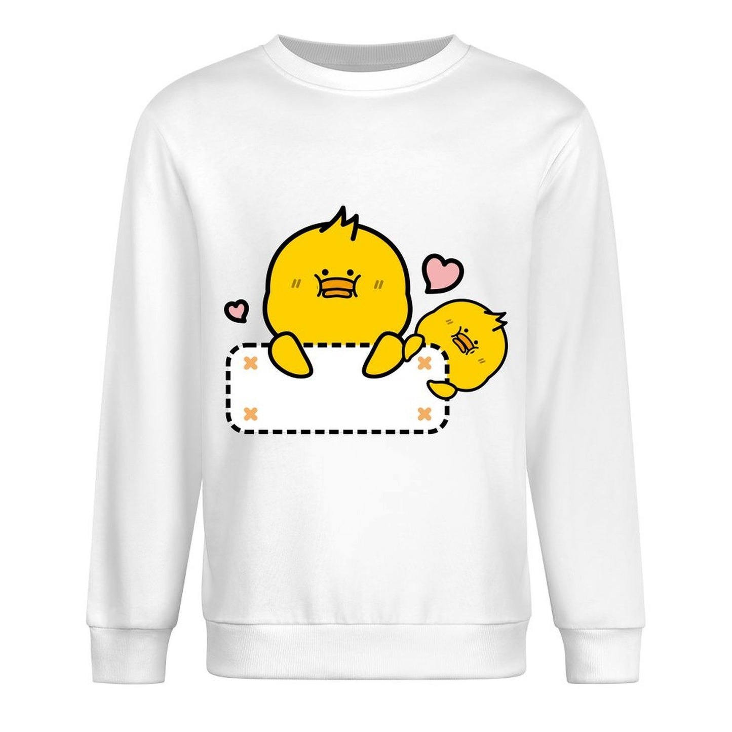 Front Patterned Long Sleeve TopColorfast Essential