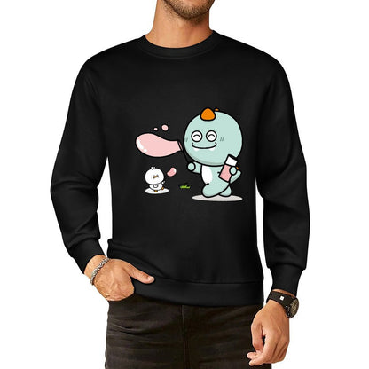 Front Patterned Long Sleeve TopSleek EssentialFit