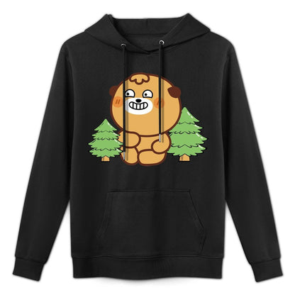 Printing Slim Fit Front Graphic Hoodies