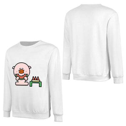 Front Patterned Long Sleeve TopBold Made-to-Order