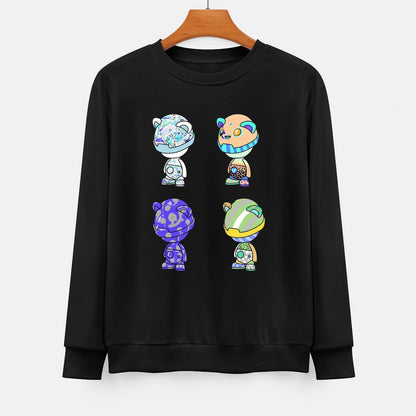 IPIB 250g Crew Neck Long Sleeve Sweatshirt Front GraphicCrew Neck Long Sleeve Sweatshirt6000073-2