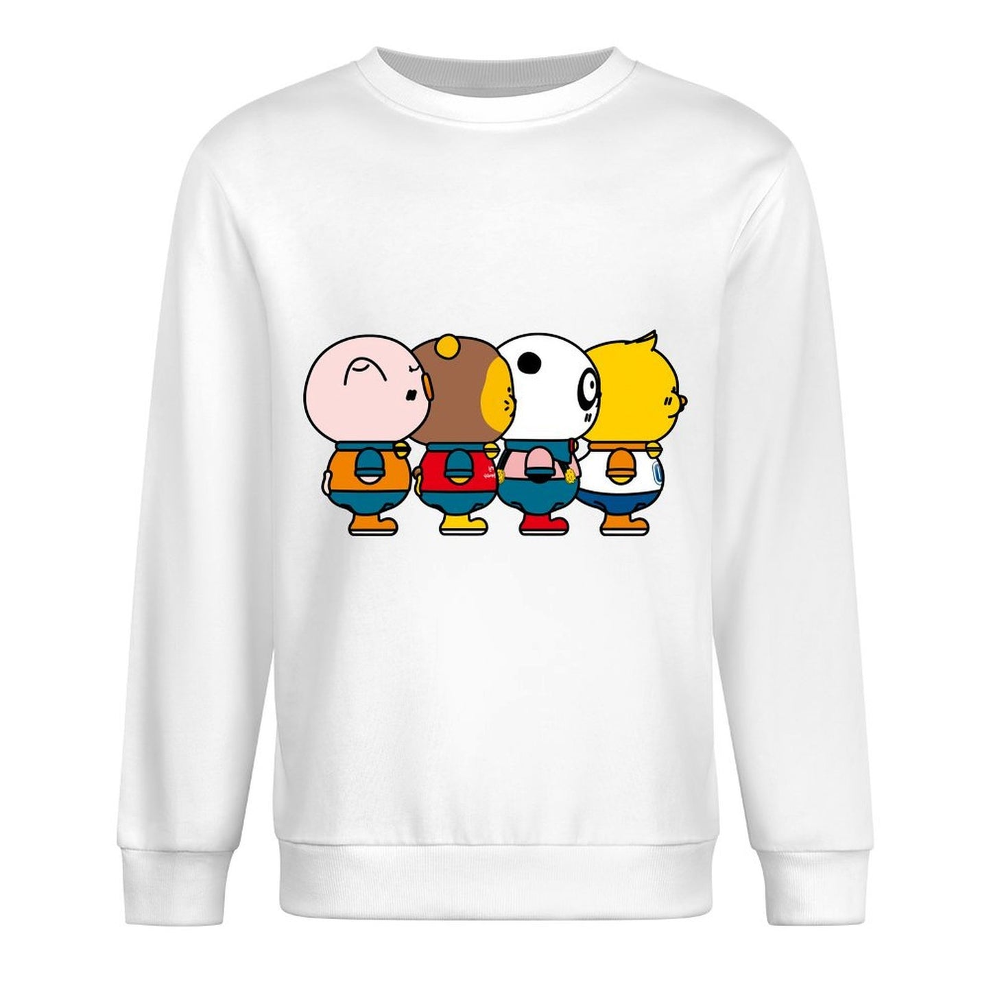 Front Patterned Long Sleeve TopDaily Reliable