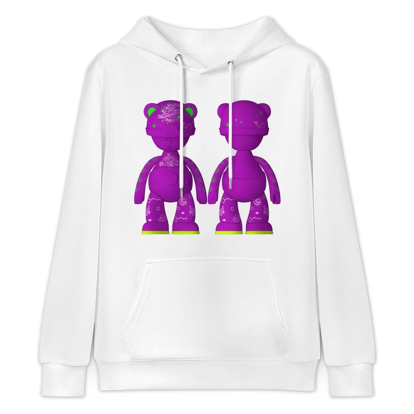 Hoodie Front PatternMinimalist Colorfast