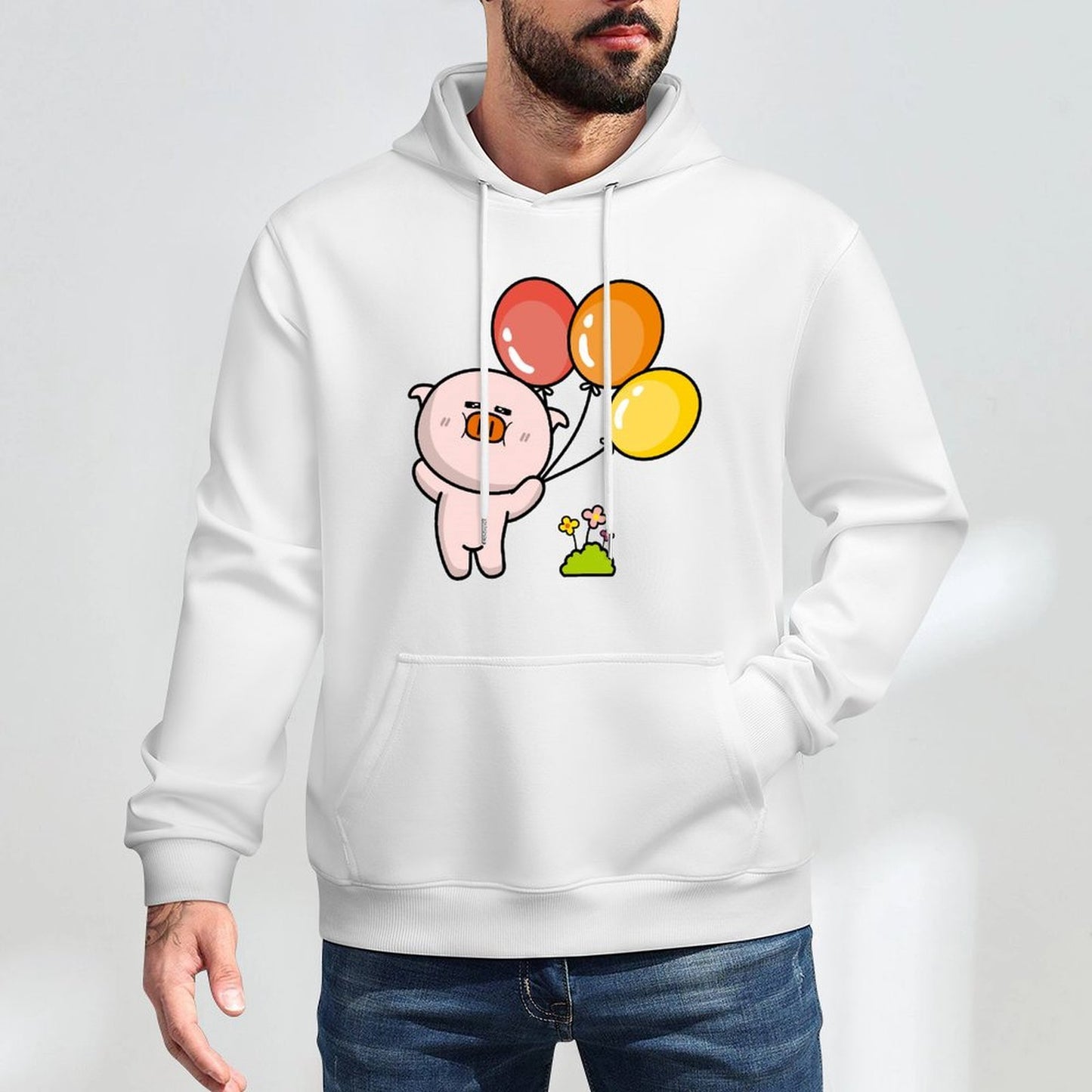 Lightweight Breathable Front Graphic Hoodies