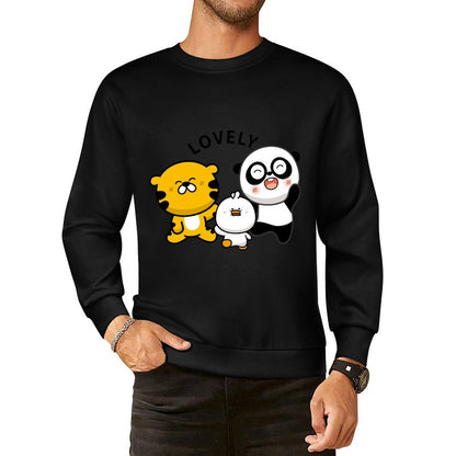 Front Patterned Long Sleeve TopFade-Resistant SmoothWear