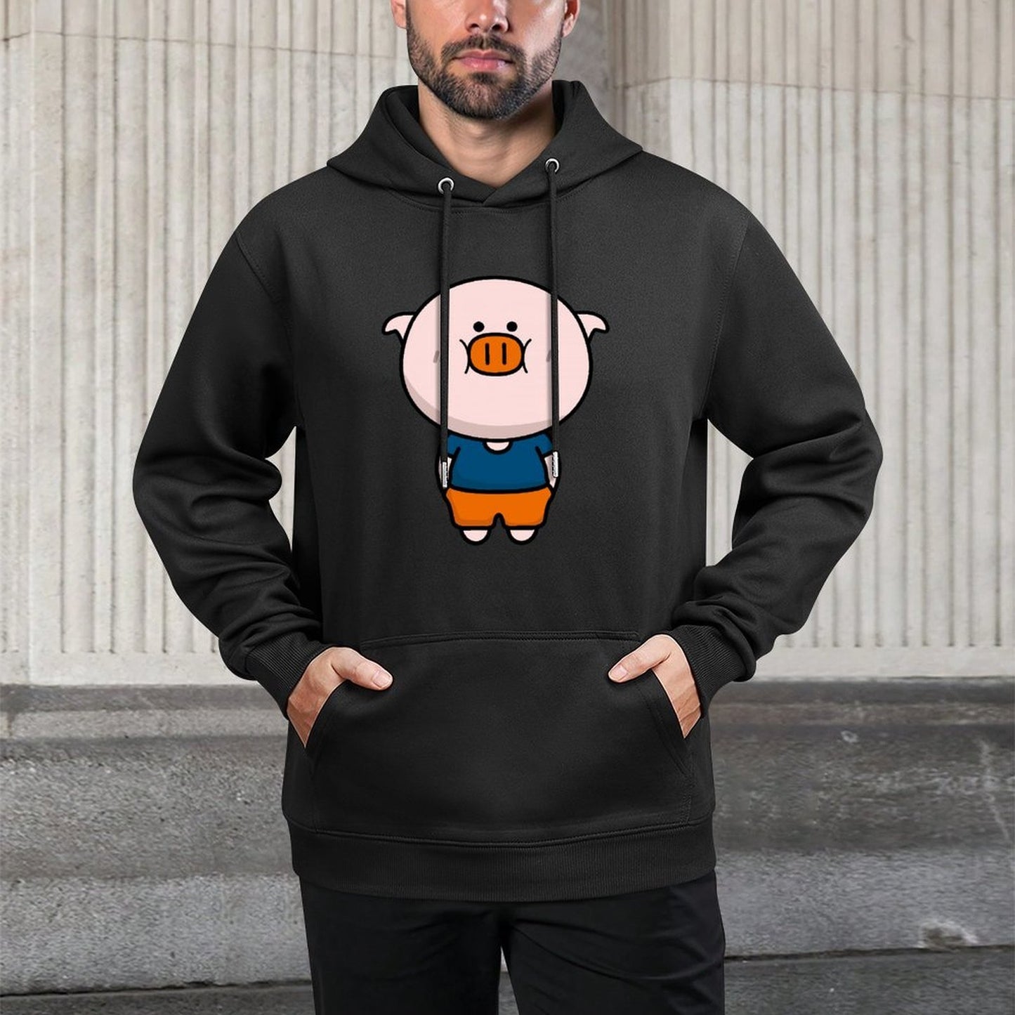 Indoor Tear-Resistant Front Graphic Hoodies