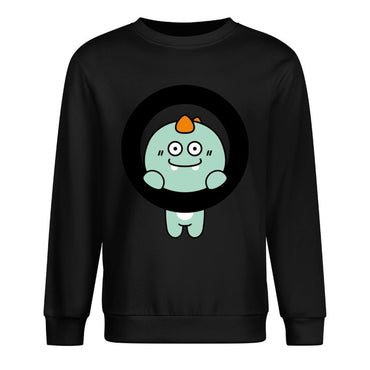 Front Patterned Long Sleeve TopPremium Finish Tear-Resistant